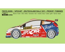 Decal – Ford Fiesta S2000 "JIPOCAR" - Deutschland rallye 2011